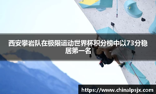西安攀岩队在极限运动世界杯积分榜中以73分稳居第一名